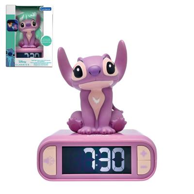 Disney Angel digitale wekker met nachtlampje en geluidseffecten