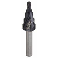 Bosch Accessories 2608588064 HSS Getrapte boor 4 - 12 mm TiAIN Gezamenlijke lengte 50 mm 3 vlakken schacht 1 stuk(s)