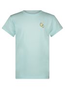 NoNo Meisjes t-shirt - Kanai - Cream mint - thumbnail