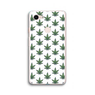Weed: Google Pixel 3 XL Transparant Hoesje
