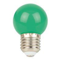 Showgear G45 E27 kunststof led-lamp voor prikkabel 1W groen - thumbnail