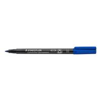 Viltstift staedtler ohp lumo m 317 perm blauw | 10 stuks