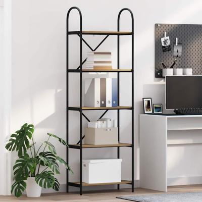 Boekenkast artisanaal eikenkleurig 60 x 30 x 183 cm