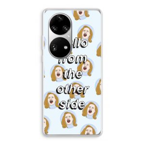 Hello: Huawei P50 Pro Transparant Hoesje