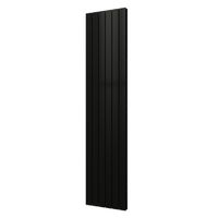 Designradiator Plieger Cavallino Retto Dubbel 1287 Watt Middenaansluiting 200x45 cm Antraciet Metallic