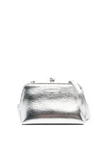 Jil Sander Goji Micro metallic leather bag - Gris