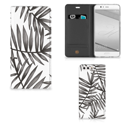 Huawei P10 Plus Smart Cover Leaves Grey Huawei P10 Plus Smart Cover Leaves Grey