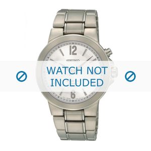 Seiko horlogeband SKA479P1 / 5M62 0BE0 Titanium Zilver
