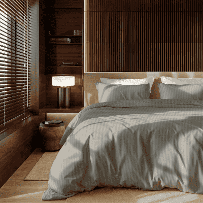 Dekbedovertrek Katoen-Satijn - Satijnstreep - Eenpersoons (140x200 Cm) - Grijs Katoen-satijn - Strepen - Presence - Dekbed-Discounter.nl Dekbedovertrek Katoen-Satijn - Satijnstreep - Eenpersoons (140x200 Cm) - Grijs Katoen-satijn - Strepen - Presence - Dekbed-Discounter.nl