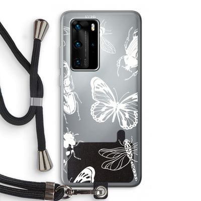 Tiny Bugs: Huawei P40 Pro Transparant Hoesje met koord