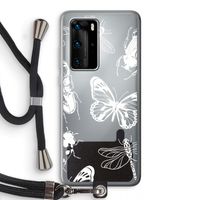 Tiny Bugs: Huawei P40 Pro Transparant Hoesje met koord