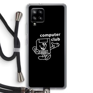 Floppyhead: Samsung Galaxy A42 5G Transparant Hoesje met koord