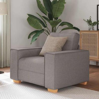 Sofa Stoel Taupe 60 cm Stof