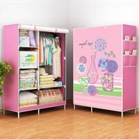 Non-woven stof frame versterking garderobe DIY vergadering opslag organisator afneembare kleding meubilair plank (fles)