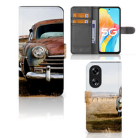 OPPO Reno8 T 5G Telefoonhoesje met foto Vintage Auto - thumbnail