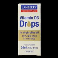 Lamberts Vitamine D3 druppels 20 Milliliter