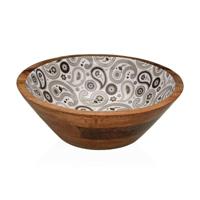 Kom Versa Glob Mangohout 30 x 7 x 30 cm