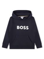 BOSS Kidswear hoodie en coton à logo imprimé - Bleu - thumbnail