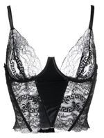 Versace soutien-gorge en dentelle - Noir