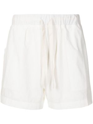 Osklen short en coton à lien de resserrage - Blanc