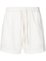 Osklen short en coton à lien de resserrage - Blanc