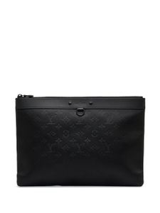 Louis Vuitton Pre-Owned 2018 pre-owned Shadow Discovery clutch met monogram - Zwart