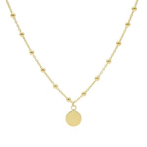 Karma Ketting Dots Disc Goud