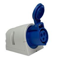 Enzo CEE 3P/16A/230V opbouw wcd blauw - 6315130