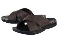 LIVERGY Heren slippers (Bruin, 43)