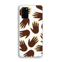 Hands dark: Samsung Galaxy S20 Plus Transparant Hoesje Hands dark: Samsung Galaxy S20 Plus Transparant Hoesje