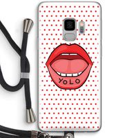 Yolo Denise: Samsung Galaxy S9 Transparant Hoesje met koord