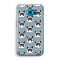 It's a Purrr Case: Samsung Galaxy S6 Transparant Hoesje