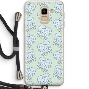 Octopussen: Samsung Galaxy J6 (2018) Transparant Hoesje met koord