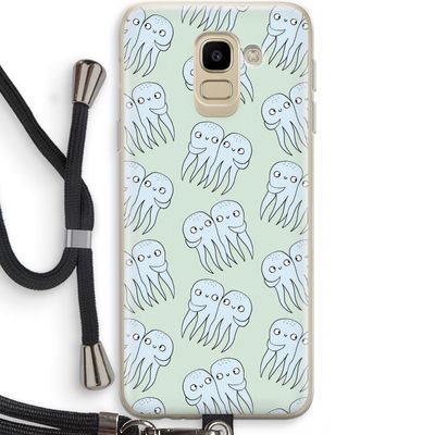 Octopussen: Samsung Galaxy J6 (2018) Transparant Hoesje met koord
