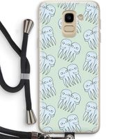 Octopussen: Samsung Galaxy J6 (2018) Transparant Hoesje met koord