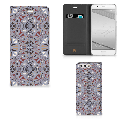Huawei P10 Plus | Standcase | Flower Tiles