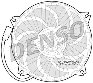 Koelventilatorwiel DENSO, Diameter (mm)385mm, Spanning (Volt)12V, u.a. für Citroën, Fiat, Peugeot