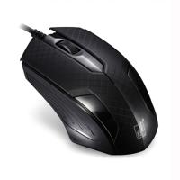 ZGB 129 USB universele bedrade optische gaming muis met contragewicht lengte: 1.3 m (zwart)