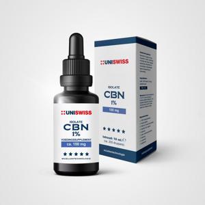 Uniswiss CBN isolate 1% (wateroplosbaar)