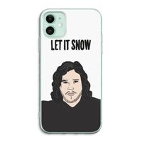 Let It Snow: iPhone 11 Transparant Hoesje
