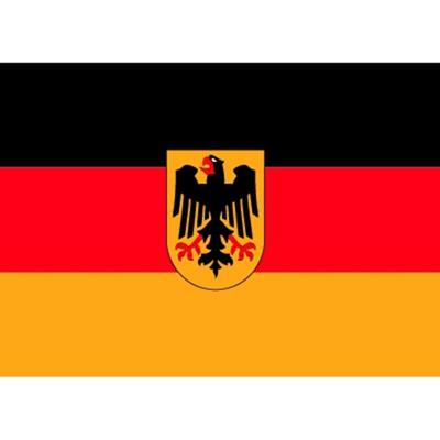 Vlag Duitsland stickers - 7 x 10 cm - Landen - supporters - binnen/buiten