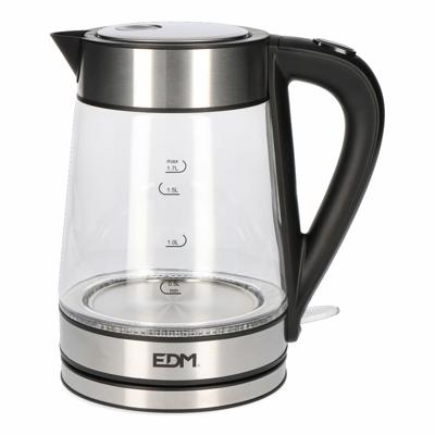 Waterkoker met ledverlichting EDM 07657 Kristal 1850-2200 W 1,7 L