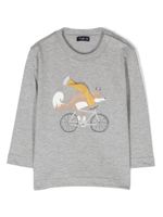 Il Gufo t-shirt en coton à imprimé graphique - Gris - thumbnail