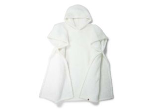 SENZA Teddy Hoodie Wit - Fleece deken