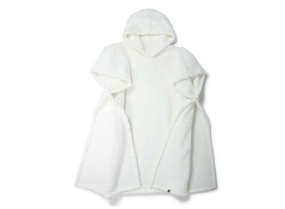 SENZA Teddy Hoodie Wit - Fleece deken