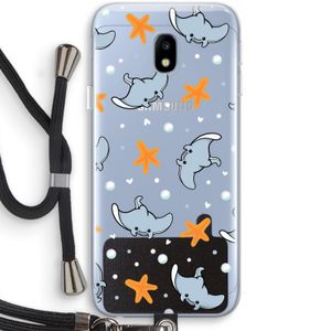 Manta: Samsung Galaxy J3 (2017) Transparant Hoesje met koord