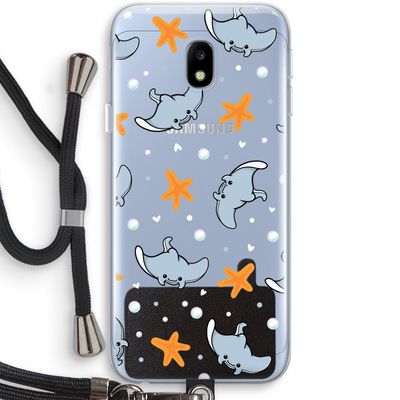 Manta: Samsung Galaxy J3 (2017) Transparant Hoesje met koord