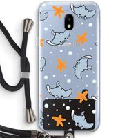 Manta: Samsung Galaxy J3 (2017) Transparant Hoesje met koord