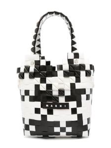 Marni Kids sac cabas Diamond Basket - Noir