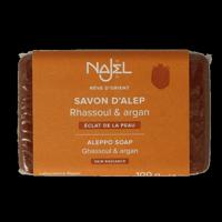 Najel Aleppo Aleppo zeep argan olie lava aarde 100 Gram